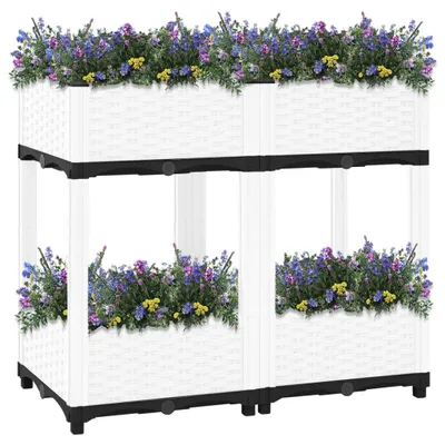 Immagine prodotto di vidaXL Hochbeet 80x40x71 cm Polipropilene