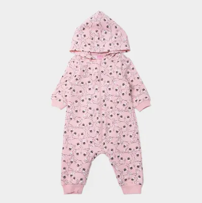 Immagine prodotto di Tutina per neonati – Taglia 86 (12-18 mesi) – Rosa chiaro – Apertura completa – 100% cotone – Elevato comfort