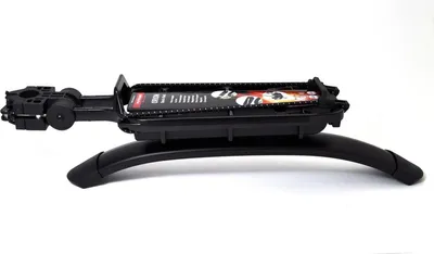 Produktbild von Pletscher Gepäckträger Orion schwarz, Sattelstütz-Bef., Spritzschutz