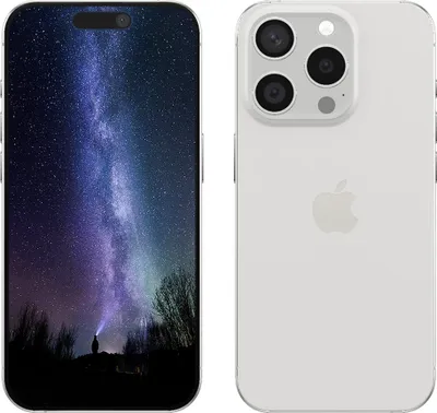 Produktbild von Apple iPhone 15 Pro 128GB Titan Weiß