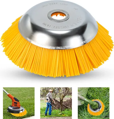 Obrázok produktu pre Jopassy kefa na burinu nylonový nástavec na krovinorez 25,4x200mm nylonová kefa pre krovinorez Stihl