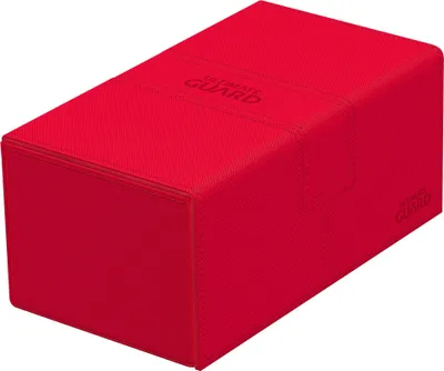 Produktbild von Ultimate Guard Twin Flip`n`Tray 200+ XenoSkin Monocolor Rot
