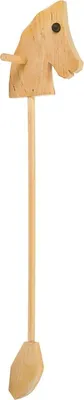 Produktbild von Ostheimer Steckenpferd aus Holz, Natur, handgefertigt, 100 cm hoch