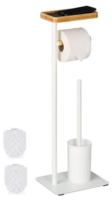 Produktbild von Toilettenbürsten- und Papierrollenhalter mit Ablage