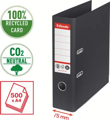Obrázek produktu pro Esselte 627569, A4, Uskladnění, Karton, Černá, 500 listy, 80 g/m²