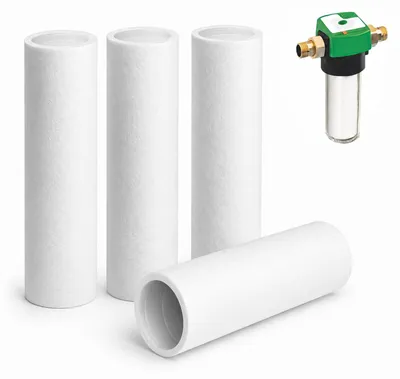 Ersatzfilter für Wasserfilter, 4 Stück, 50 µm, PP-Baumwolle