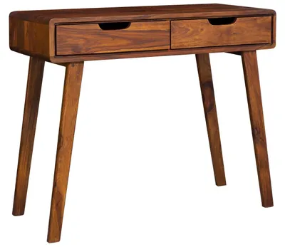 Produktbild von MASSIVMOEBEL24Konsolentisch Sheesham 90x40x77 walnuss gewachst MALMÖ 2 #114