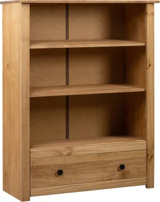Zdjęcie produktu dla vidaXL Regał na książki 80 x 35 x 110 cm lite drewno sosna panamska - Regał na książki - Regały na książki - Regały na książki