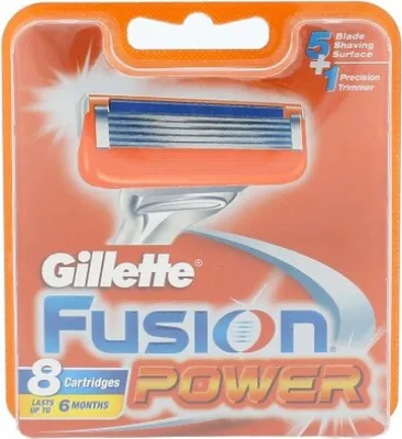 Immagine prodotto di Lame di ricambio Gillette Fusion5 Power confezione da 8 pezzi