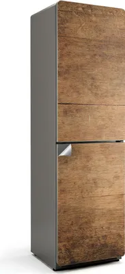 Produktbild von Steinstruktur mit Wellen – Kühlschrank Aufkleber – Klebefolie Kühlschrank – Kühlschrank Nachbildung – Kühlschrankfolie selbstklebend – Küchen Nachbildungation – 60x205 cm