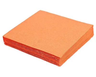 Produktbild von 250x Servietten 33 x 33 cm 1/4 -Falz 3-lagig orange