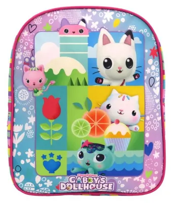 Produktbild von Gabbys Dollhouse Kinder Rucksack 30x24cm Vorschulrucksack