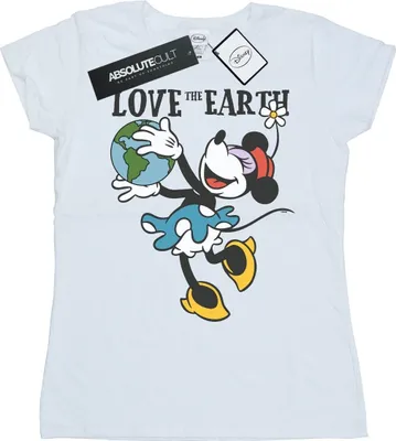 Produktbild von Disney - "Love The Earth" T-Shirt für Damen BI48707 (S) (Weiß)