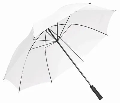 Immagine prodotto di L-Merch - Ombrello in fibra di vetro LT4858 (96 cm x 131 cm) (bianco)