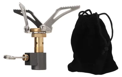 Obrázok produktu pre Turistický varič, 3000 W, titánová zliatina, nastaviteľný, prenosný, mini kempingový varič na vonkajšie použitie