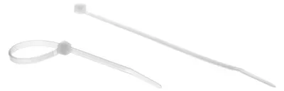 Produktbild von Kabelbinder 2,5 mm 100 mm weiß OZN 25-100 25,15 /100 Stück/