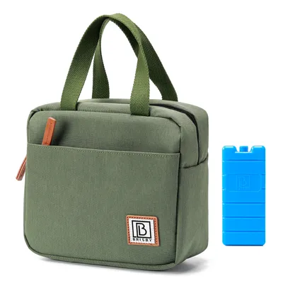 Produktbild von Brisby Kühltasche – Lunchtasche – 4 Liter – 4-lagige Isolierung – Grün