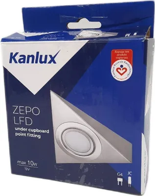 Image de Kanlux ZEPO Lampe d'ameublement 20W G4 IP20 Argent