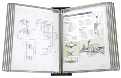 Produktbild von tarifold tdisplay Wandsichttafelsystem BLACKLINE METALLISCH