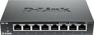 Produktbild von D-Link Gigabit-Ports Netzwerk-Switch, 8 Ports