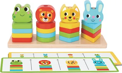 Immagine prodotto di 2Giocattoli per bambini che schierano gli amici animali
