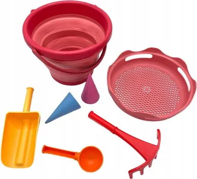 Immagine prodotto di CompacToys giocattoli di sabbia 7 pezzi giocattolo sabbiera Coral