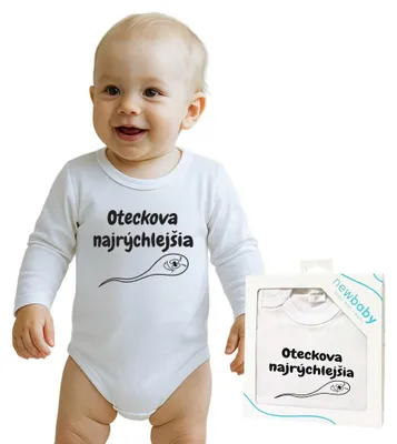 Immagine prodotto di Body stampato New Baby Daddy's Fastest - Confezione regalo, taglia 80 (9-12 mesi)