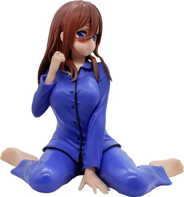 Produktbild von Banpresto The Quintessential Quintuplets Relax Time Miku Nakano 12 Cm Figur Lila  Lila One Size