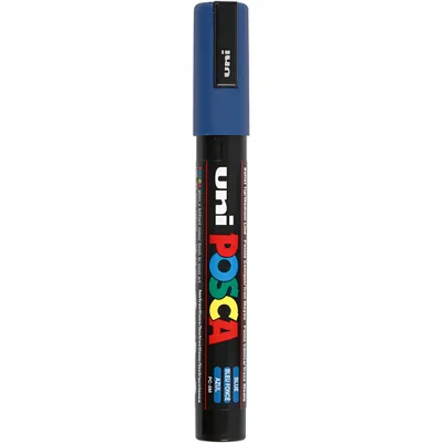 Produktbild von Uni-Ball uni POSCA PC-5M, Schwarz, Blau
