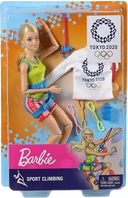 Produktbild von Mattel GJL75 - Barbie - Sport-Puppe, Kletterin, Tokyo 2020