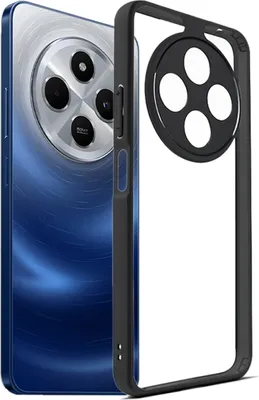 Obrázok produktu pre Ochranné puzdro pre Xiaomi Redmi 14C 4G z matného TPU + priehľadného PC, čierne