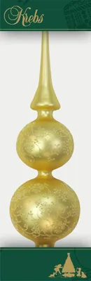 Produktbild von Baumspitze Glitzerranke gold matt(33cm)