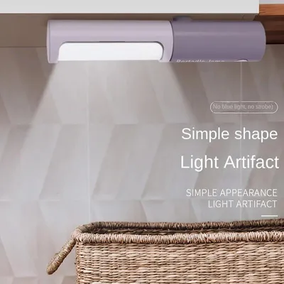 Image de Lampe de table LED - Portable - Intensité réglable - Rechargeable par USB - Batterie intégrée - Respectueuse des yeux - 60–249 lm - Veilleuse - Violet