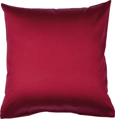 Produktbild von Traumschloss Mako-Satin Kissenbezug 80 x 80 cm bordeaux 100% Mako-Baumwolle, mit Reißverschluss