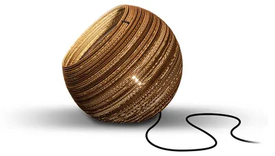 Productafbeelding van Globe 290 kartonnen tafellamp Ø 29cm
