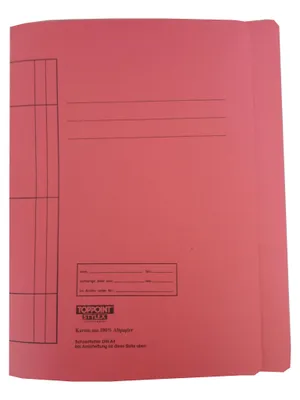Produktbild von 25 Manila Karton Schnellhefter DIN A4 Hefter 250g rot