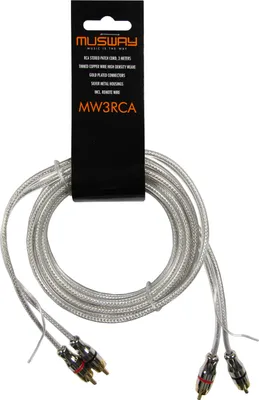 Produktbild von MUSWAY Cinchkabel 3 m MW3RCA Cinchkabel