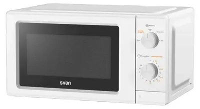 Obrázok produktu pre SVAN SMW19700, Na pracovnú dosku, Sólo mikrovlnná rúra, 19 L, 700 W, Otočné, Biela