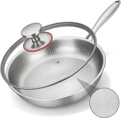 Produktbild von Schmorpfanne 28 cm, mit Deckel, Antihaftbeschichtung, Induktion, für Küche