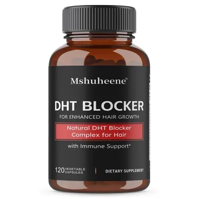 Image de Compléments bloqueurs de DHT – Favorise la croissance des cheveux et soutient le système immunitaire – 120 comprimés