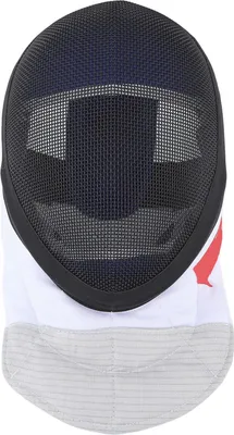Immagine prodotto di Maschera sportiva da scherma, casco protettivo con pettorina imbottita per l'allenamento quotidiano e la competizione, nero, M