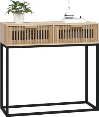Produktbild von " "Konsolentisch/Beistelltisch Moderner design - Sofatisch für Wohnzimmer - 80x30x75 cm Holzwerkstoff und Eisen NeuMöbel 8535772