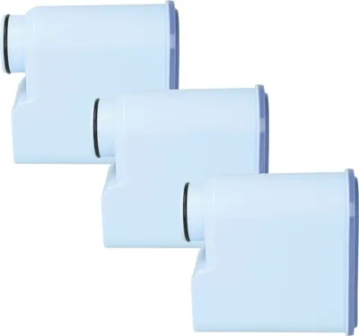 Produktbild von vhbw 3x Wasserfilter Filter kompatibel mit Philips Serie 3000 HD8829/11, HD8823/01 Kaffeevollautomat, Espressomaschine Hellblau