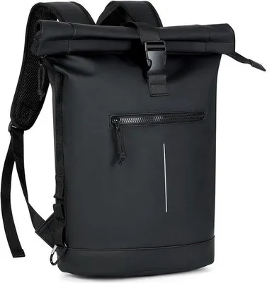 Produktbild von Rucksack mit großem Laptopfach - eleganter Reise-Rucksack für 17 Zoll Laptops, Schwarz