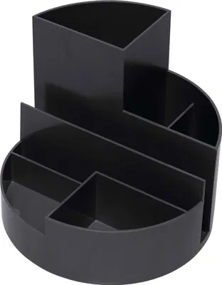 Produktbild von MAUL Stifteköcher MAULrundbox Kunststoff 14 x 14 x 12.5 cm schwarz