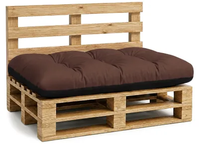 Produktbild von Palettenkissen Outdoor Sitzkissen 120x80 cm Europaletten Palettenmöbel Braun