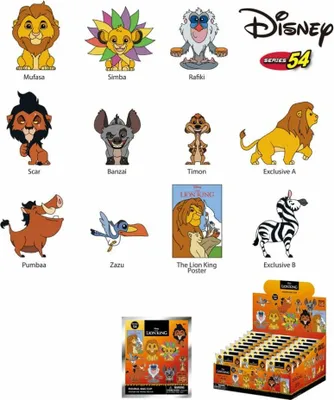 Image de Pendentif de poche Disney en PVC Le Roi Lion 30e Anniversaire Display (24)