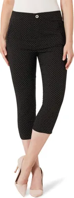 Produktbild von Stooker Women MACAU PRINT Damen 7/8-Hose Slim Fit W38 black/white dots aop