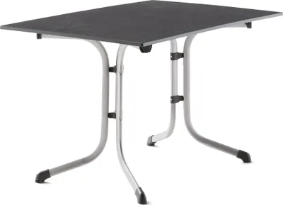 Produktbild von Klapptisch >Boulevard< in Schiefer anthrazit, vivodur ® - 120x73x80cm (BxHxT)