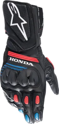 Produktbild von Alpinestars Honda SP-8 V3 Motorradhandschuhe (Black/Red/Blue,2XL)